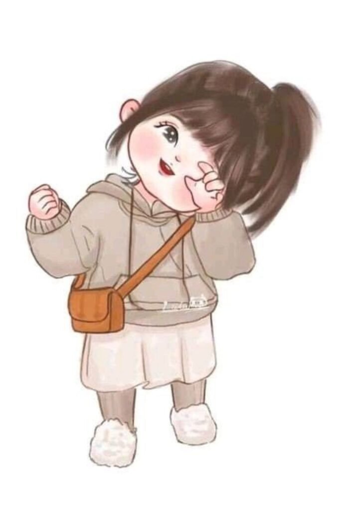 Instagram Cartoon DP for Girls