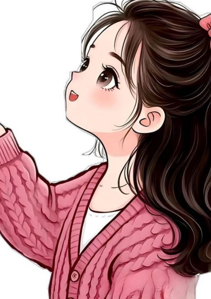 Instagram Cartoon DP for Girls