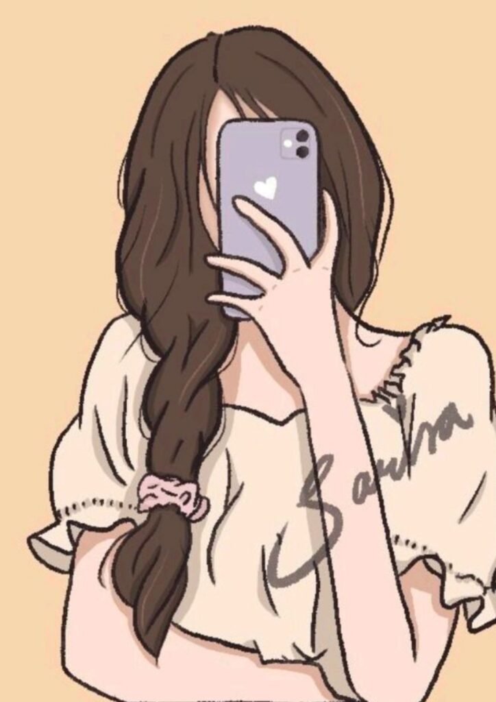 Instagram Cartoon DP for Girls