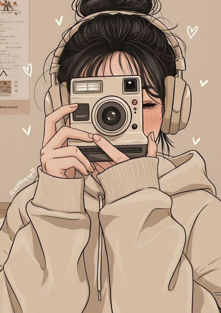 Instagram Cartoon DP for Girls