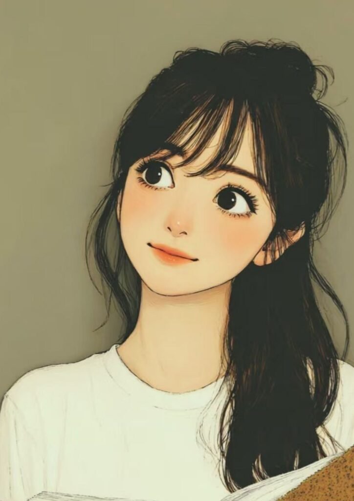 Instagram Cartoon DP for Girls