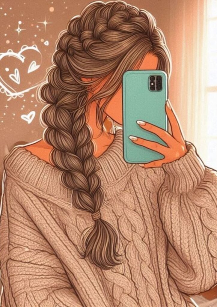 Instagram Cartoon DP for Girls