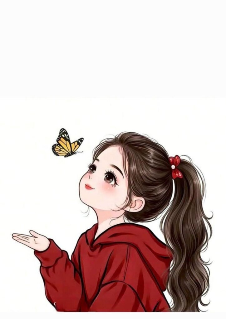 Instagram Cartoon DP for Girls