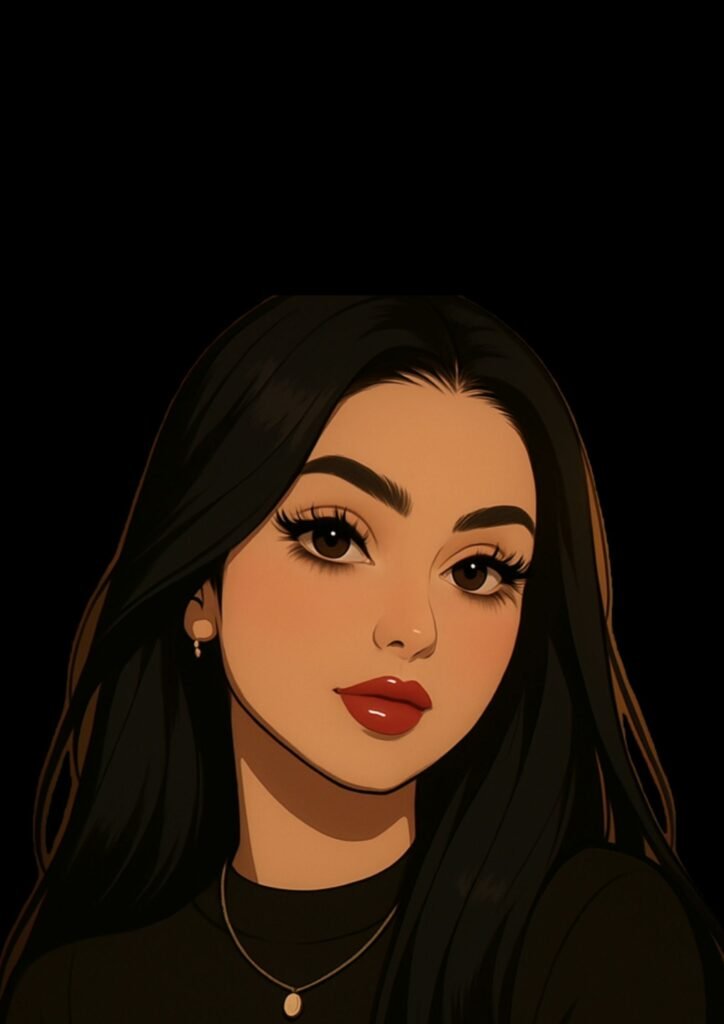 Instagram Cartoon DP for Girls