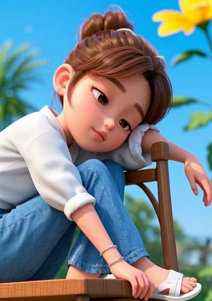 Instagram Cartoon DP for Girls