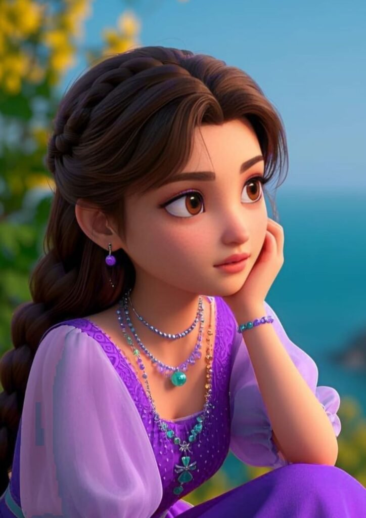 Instagram Cartoon DP for Girls