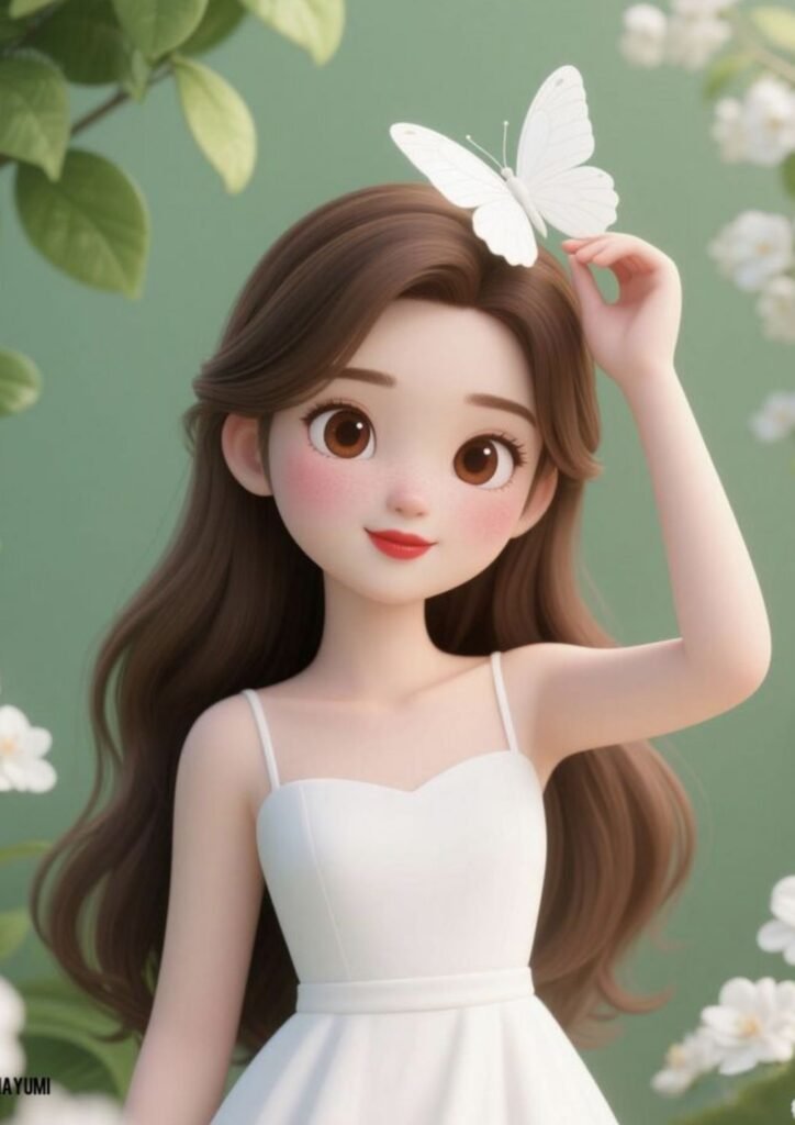 Instagram Cartoon DP for Girls