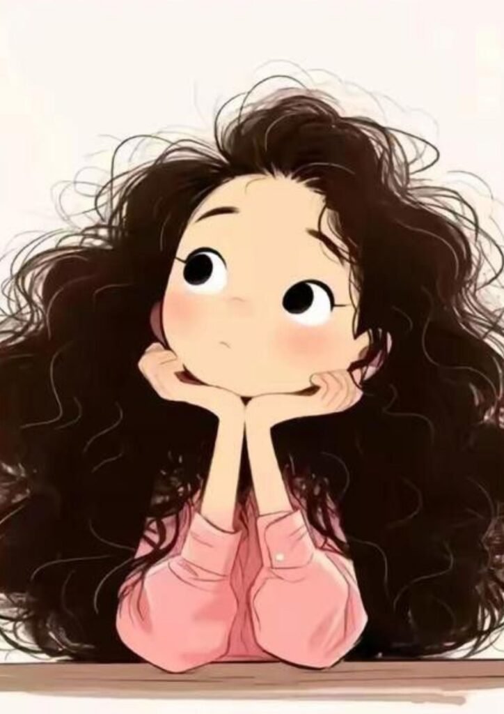 Instagram Cartoon DP for Girls