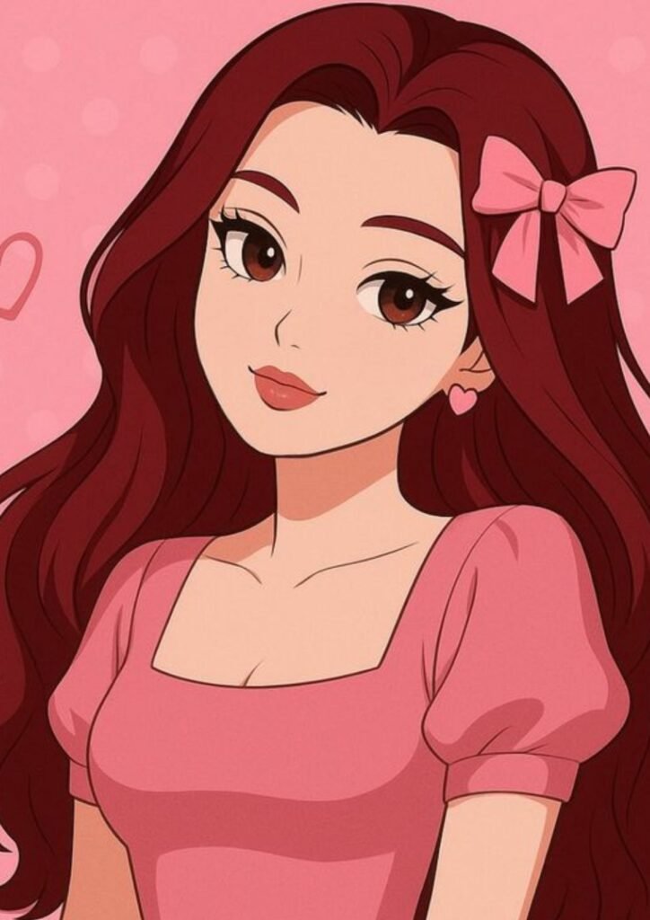 Instagram Cartoon DP for Girls