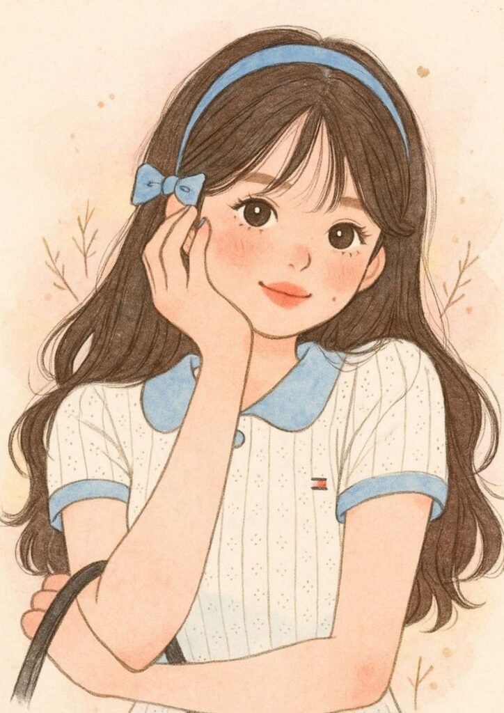 Instagram Cartoon DP for Girls