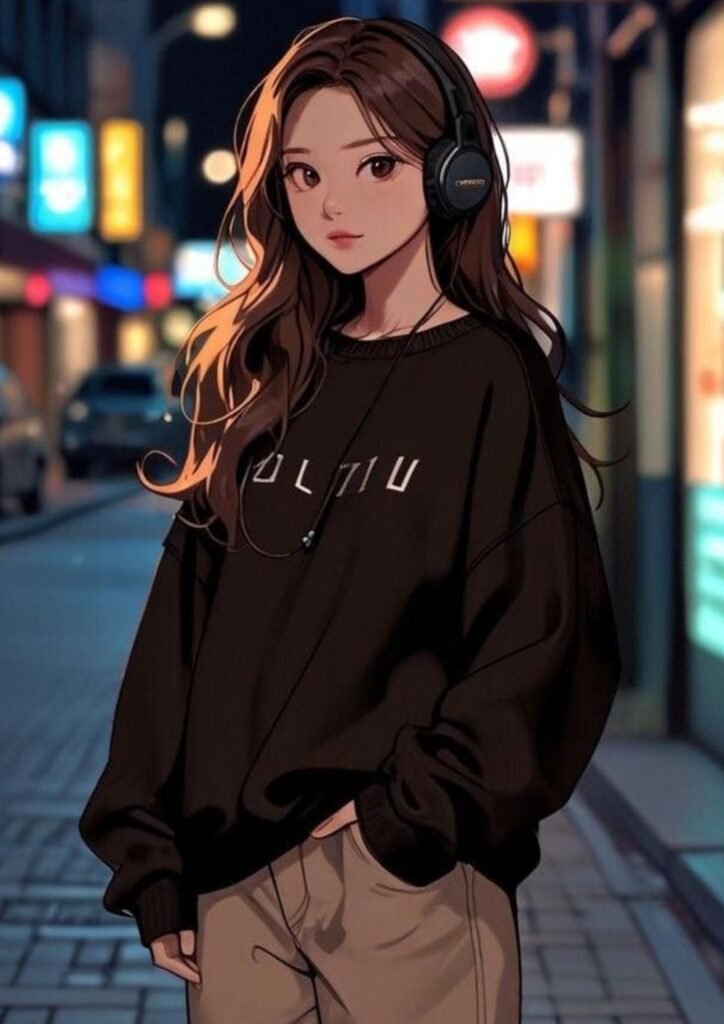 Instagram Cartoon DP for Girls