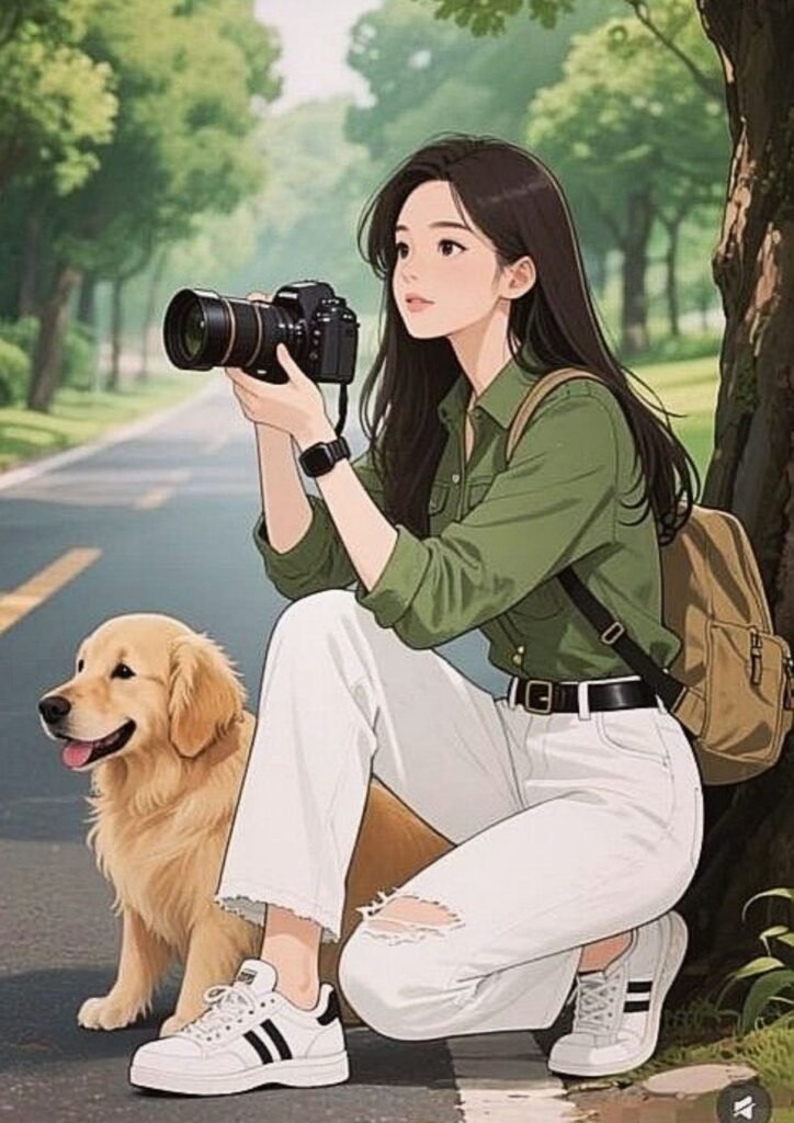 Instagram Cartoon DP for Girls